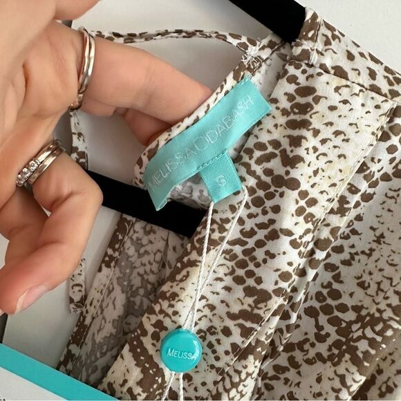 MELISSA ODABASH Farrah snake-print crepe kaftan - Picture 7 of 8